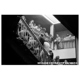 Student protesters occupying Administration building