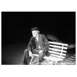 Justin Shortall in Monash Players performance