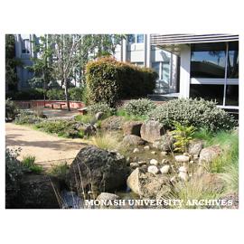 Watercourse and garden behind Administration building 3D