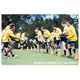 Socceroos training at Monash