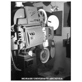 Super Cinex projector in Alexander Theatre