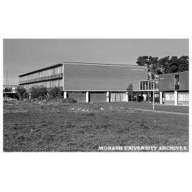 Hargrave Library (north face) and link to Science