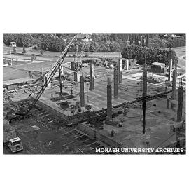 Law building construction site