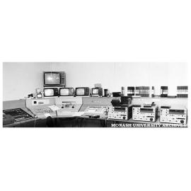 Videotape editing suite in the Educational Technology Section