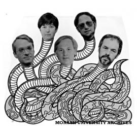 Contributors to 'Surrender Australia?' - artwork by Stuart Wagstaffe