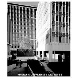 Menzies building with South wing (right) and Law building (left)