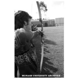Archery demonstration during Open Day