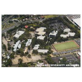 Aerial view of Monash University Peninsula campus
