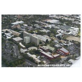 Aerial view of Monash University Clayton campus