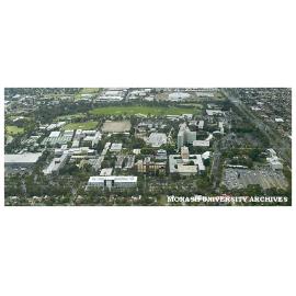Aerial view of Monash University Clayton campus
