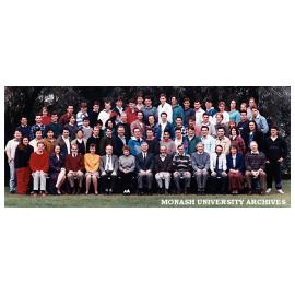 Civil Engineering 4th year students and staff 1992