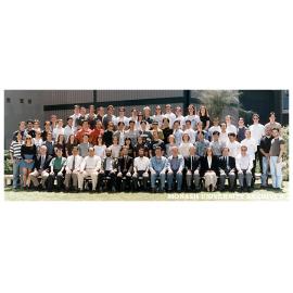 Civil Engineering 4th year students and staff at Clayton 1996