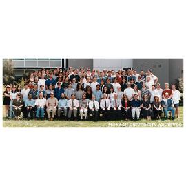 Civil Engineering 4th year students and staff at Clayton 1997