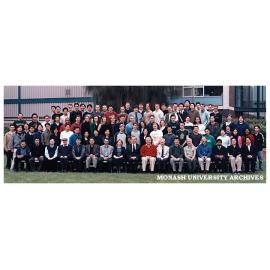 Civil Engineering 4th year students and staff 2001