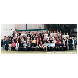 Civil Engineering 4th year students and staff 2002