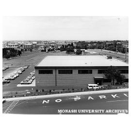 Looking south from Rusden State College along east side of Blackburn Road.