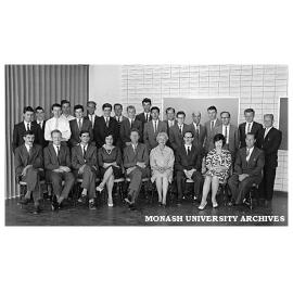 Engineering Faculty staff and students 1962