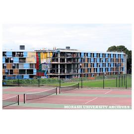 Construction of student residences at Clayton campus