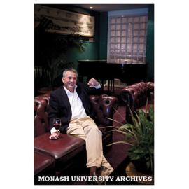 Professor Rob Willis, Academic Director of Caulfield and Clayton campuses, in the Monash University Club
