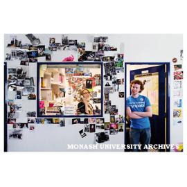 2007 co-editor Dara Conduit (left) and writer Kieran Fitzgerald at the offices of Lot's Wife.