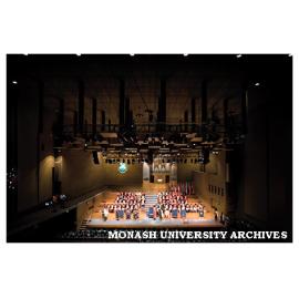 Graduation ceremony at the Robert Blackwood Hall, Clayton campus