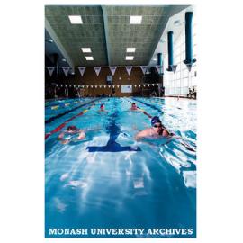 Monash Swim Squad training at the Doug Ellis Swimming Pool, Clayton campus
