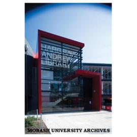 Entrance to Hargrave-Andrew library