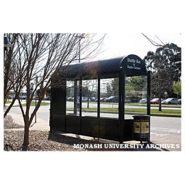 Bus stop at Berwick campus