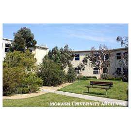 Student residences courtyard, Berwick campus