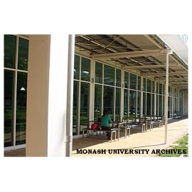 Outside library at Berwick campus