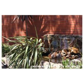 Memorial rock garden for Sam Ly, at corner of Sir John Monash Drive and Queens Avenue, Caulfield campus