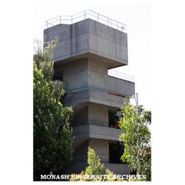 Building A (Library and Administration) stairwell, Caulfield campus
