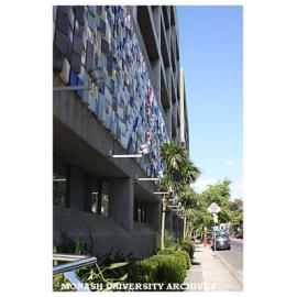 Building B Caulfield campus, from Sir John Monash Drive