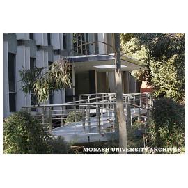 Entrance to Administration building, Clayton campus