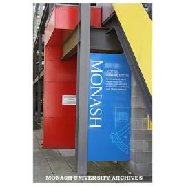 Scooter charging station at multi-level car park (north), Clayton campus