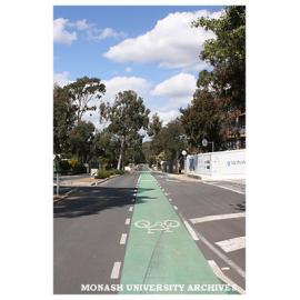 Looking east on Ring Road West, Clayton campus