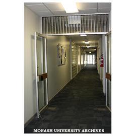 Hallway of Administration building (3a), Clayton campus