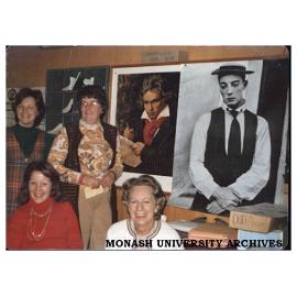Staff at the Union Desk, Margaret Wilson (left), Caroline Piesse, Julie Hayden and Dot Grogan.