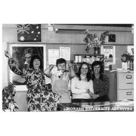 Union Desk staff Robyn Campbell (left), Barbara Helper, Karen Hall and Cathy Celona
