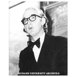 Portrait of Campbell McComas as 'Alternative Professor of English Law, Granville Williams'