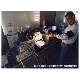 Early experiments at the Australian Pulp and Paper Institute.