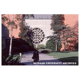 Lindesay Clark window by Leonard French, Robert Blackwood Hall