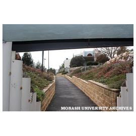 Underpass between West residences and campus, Gippsland campus