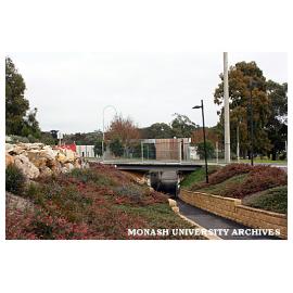 Underpass to Gippsland campus form West residences