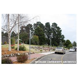 Gardens outside Art & Design on Ada Crossley Drive, Gippsland campus