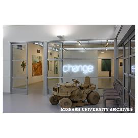 Foyer of Switchback Gallery, Gippsland campus