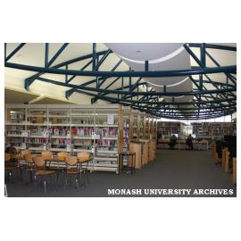 Inside the library, Gippsland campus