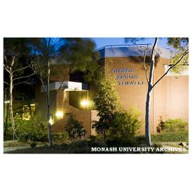 George Jenkins Theatre at night, Peninsula campus