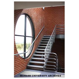 Stairwell inside Building 4N, Gippsland campus