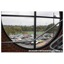 View from stairwell window in Building 4N, Gippsland campus